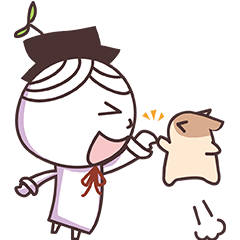 [LINEスタンプ] Little Hat Bud