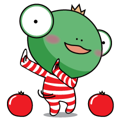 [LINEスタンプ] Frog Prince of life thing