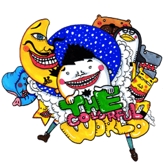 [LINEスタンプ] The colorful world-Animals