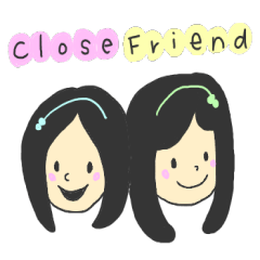 [LINEスタンプ] CLOSE FRIEND
