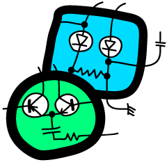[LINEスタンプ] 電子回路図