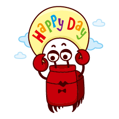 [LINEスタンプ] CRAB x BOX