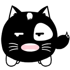 [LINEスタンプ] 黒猫のタマちゃん