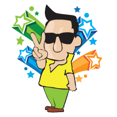 [LINEスタンプ] Giovanni's different to the world Part 2