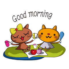 [LINEスタンプ] Small tea and small families