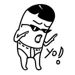 [LINEスタンプ] パンツ弟