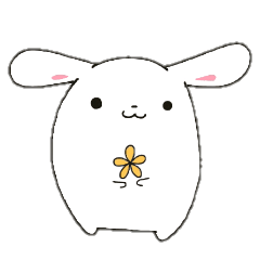 [LINEスタンプ] ずん*うさぎ