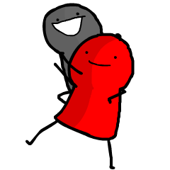 [LINEスタンプ] Red and Friends