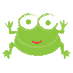 [LINEスタンプ] Humor Frog