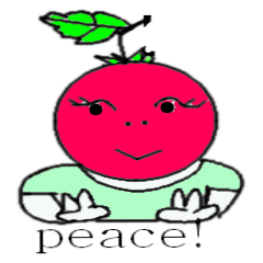 [LINEスタンプ] the lovely sweet tomato characters