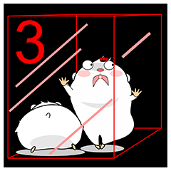 [LINEスタンプ] Cute funny hamster (Practical Tips 3)